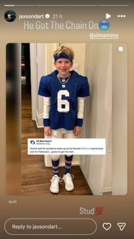 Jaxson Dart via Instagram